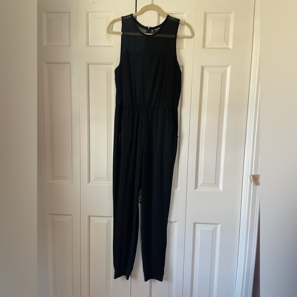 Nicole by Nicole Miller dressy jogger ankle jumpsuit.